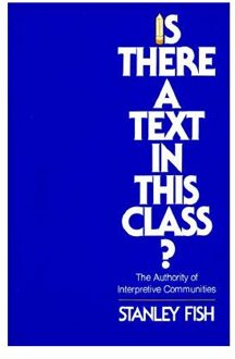 Is There a Text in This Class?