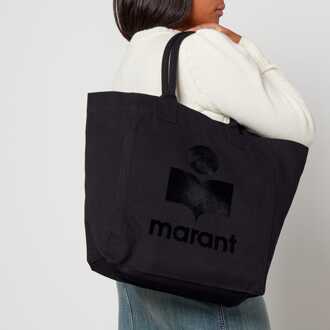 Isabel Marant Accessoires Isabel Marant Yenky Canvas boodschappentas in zwart