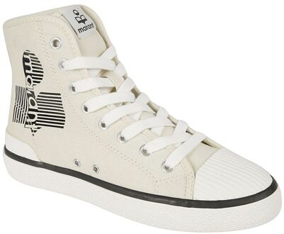 Isabel Marant Balskee Hightop Canvas Sneakers Ivoor