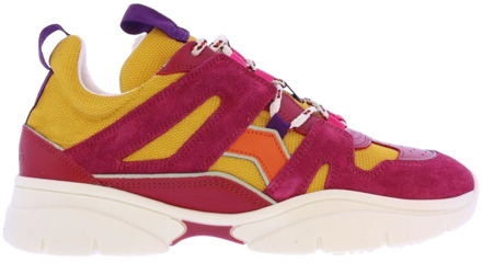 Isabel Marant Dames Kindsay Sneaker Roze/Oranje Isabel Marant , Multicolor , Dames - 38 Eu,37 Eu,39 EU