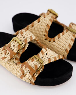 Isabel Marant Dames lennyo slipper Beige - 38