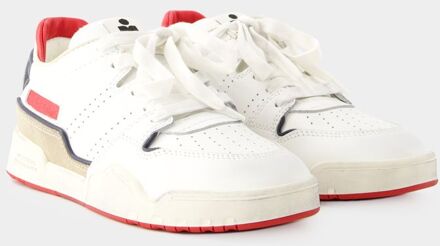 Isabel Marant Emree Sneakers - Isabel Marant - Leer - Blauw Wit