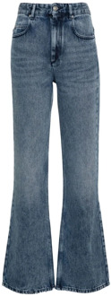 Isabel Marant Flared Jeans Isabel Marant , Blue , Dames - S,Xs,2Xs