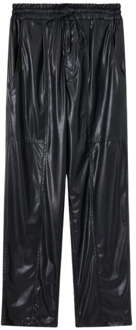Isabel Marant Leather Trousers Isabel Marant , Black , Dames - S,Xs