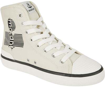 Isabel Marant Logo Canvas Sneakers Beige