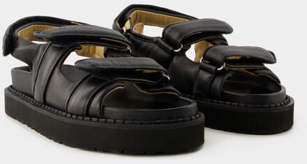 Isabel Marant Madee sandalen - Isabel Marant - Leer - Zwart - EU 38