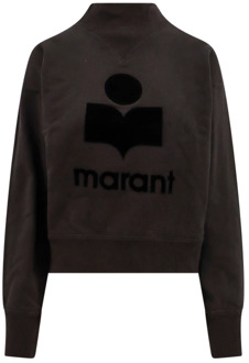 Isabel Marant Zwart Logo Sweatshirt Isabel Marant , Black , Dames