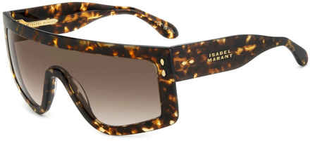Isabel Marant Zwarte zonnebril donkergrijze schaduw Isabel Marant , Black , Dames - ONE Size