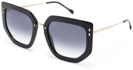 Isabel Marant Zwarte zonnebril met originele hoes Isabel Marant , Black , Dames - 55 MM