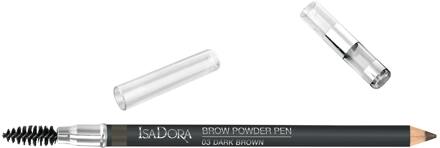 IsaDora Wenkbrauw Potlood Isadora Brow Powder Pen 03 Dark Brown 1 st