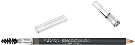 IsaDora Wenkbrauw Potlood Isadora Brow Powder Pen 07 Light Brown 1 st