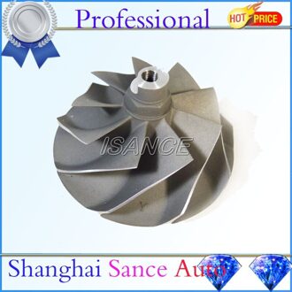 ISANCE Verbeterde Garrett GTP38 TP38 Billet Turbo Compressor Wiel 446579-0001 813-1001-001 Voor Ford Powerstroke 7.3L 7.3 Diesel