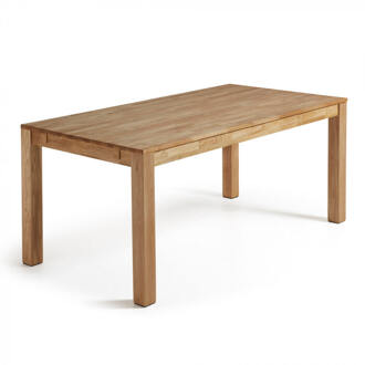 Isbel uitschuifbare tafel 120 (200) x 75 cm Bruin
