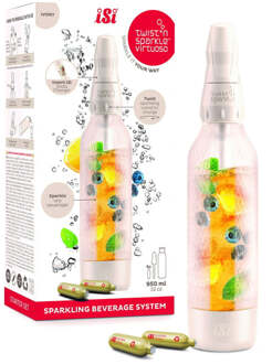 iSi Twist'n Sparkle Virtuoso Startset - 0,95 liter - Ivoor
