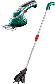 Isio grasschaar en telescoopsteel Groen