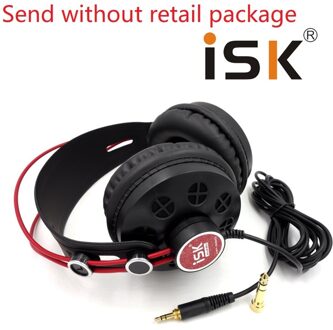 ISK HP-580 Semi open Dynamische Stereo controle-oortelefoon DJ Headset Noise Cancelling Hoofdtelefoon waarderen muziek kijken films nee package