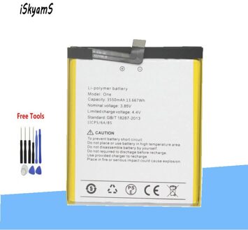 Iskyams 1X3550Mah Hight Capaciteit Vervanging Voor Umi Umidigi Een Batterij Mobiele Telefoon Batterijen + Tool