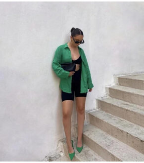 Island blouse | groen - 36