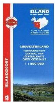 Island. Südwest 1 : 300 000