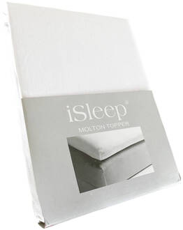 iSleep Molton Topper - Wit - 180x200