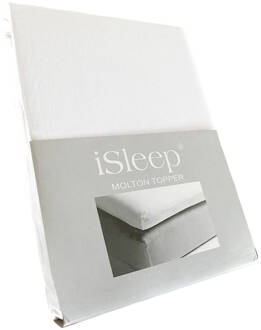 iSleep Molton Topper - Wit - 90x200