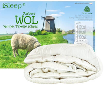 iSleep Onderdeken Wol - 80x200