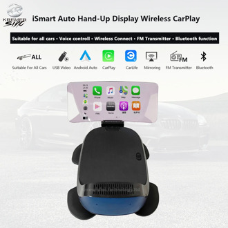 iSmart auto HUD Wireless CarPlay Android Auto Solution for All Cars Model Wireless Carplay Hud