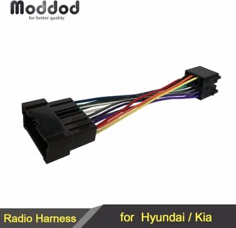 ISO Kabelboom Adapter voor Hyundai Kia 1999-2005 Stereo Draad Kabel Aftermarket Radio Plug Adapter Connector