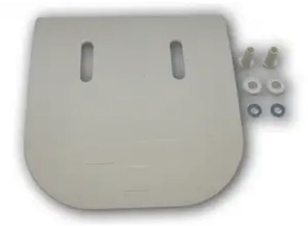 isolatieplaat voor wandbidet met bevestiging wit 125200001