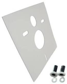 Isolatieset Xl Voor Wandcloset 40X42 cm Aqua Splash