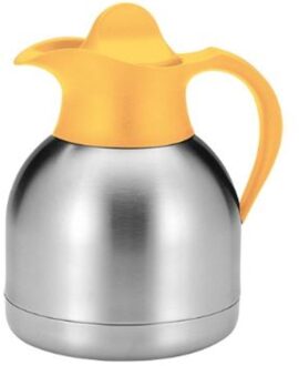 Isoleerkan Roestvrijstaal Gele Dop (1 liter) Wit