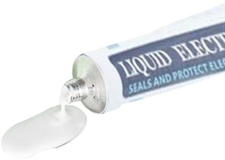 Isolerende Lijm Vloeibare Isolatie Elektrische Tape Buis Plakken Waterdicht Anti Uv Snelle Droge Hardware Goede Temperatuur Weerstand 30ml wit