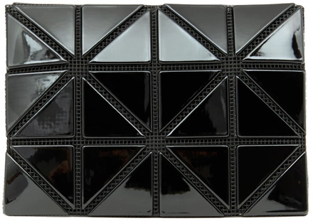 Issey Miyake Driehoekige Tegels Bi-Fold Kaarthouder Issey Miyake , Black , Dames - ONE Size