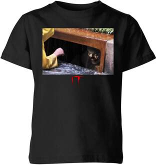 IT Chapter 1 (2017) Pennywise Kids' T-Shirt - Black - 146/152 (11-12 jaar) Zwart - XL