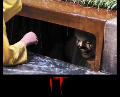 IT Chapter 1 (2017) Pennywise Men's T-Shirt - Black - M Zwart