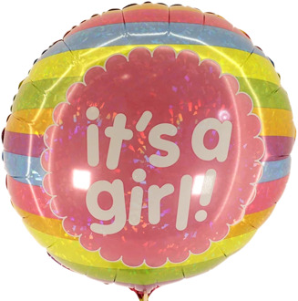 it 's a girl ballon