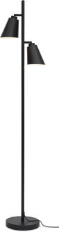 it's about RoMi Bremen Vloerlamp - 2-kap - Zwart