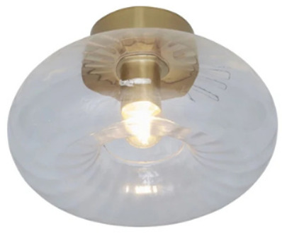 it's about RoMi Brussels Plafondlamp - Goud/Transparant Goud, Transparant