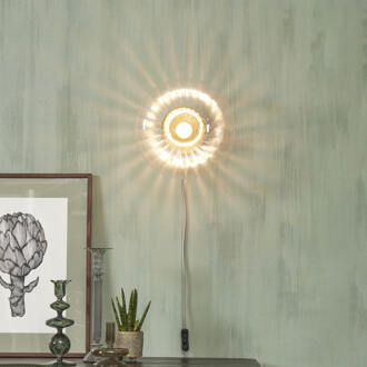 it's about RoMi Brussels Wandlamp - Goud/Transparant Goud, Transparant