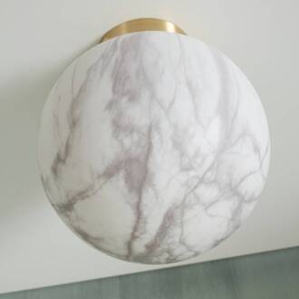 it's about RoMi Carrara Plafonnière - Goud - L Goud, Wit