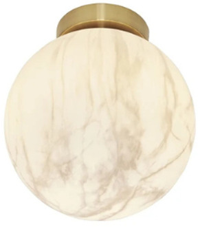 it's about RoMi Carrara Plafonnière - Goud - M Goud, Wit