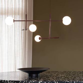 it's about RoMi IT'S ABOUT ROMI hanglamp Copenhagen, donkerrood, draaibaar bordeauxrood, wit