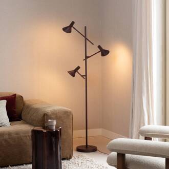 it's about RoMi IT'S ABOUT ROMI vloerlamp Izmir, donkerrood, 3-lamps bordeauxrood