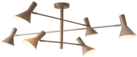 it's about RoMi Plafonniere Izmir - Grijs - 124x124x40cm