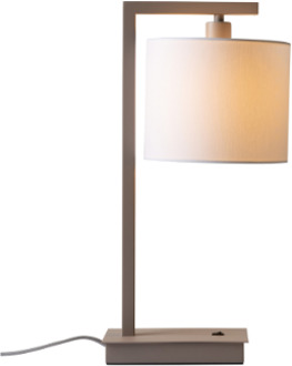 it's about RoMi Tafellamp Boston zand/kap 1815 wit