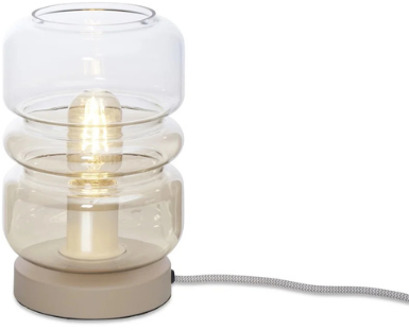 it's about RoMi Tafellamp Verona - Bruin - 15x15x23cm