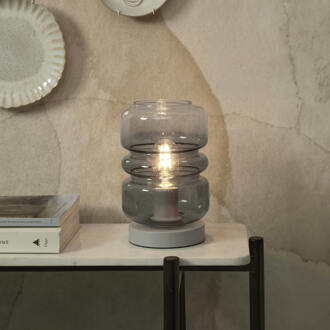 it's about RoMi Tafellamp Verona - Grijs - 15x15x23cm