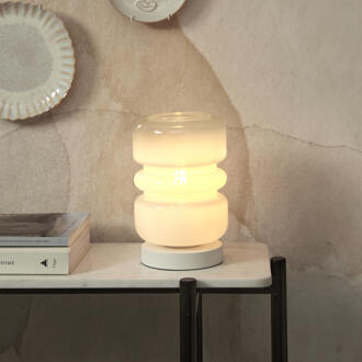 it's about RoMi Tafellamp Verona - Wit - 15x15x23cm