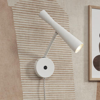 it's about RoMi Wandlamp Bordeaux - Wit - 10.5x26x34.5cm