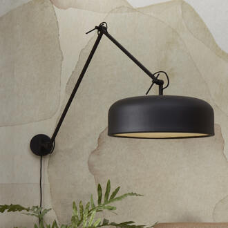 it's about RoMi Wandlamp Marseille - Zwart - Ø48cm